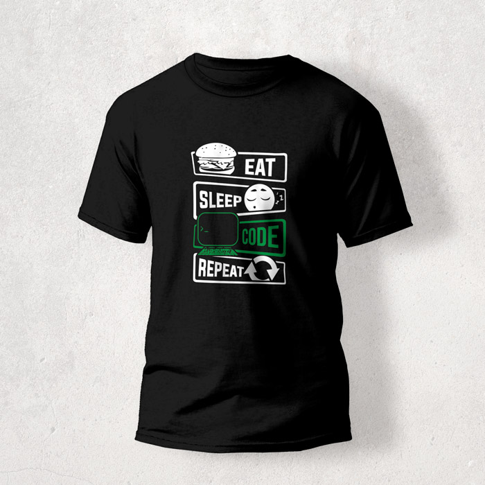Eat Sleep Code Tee